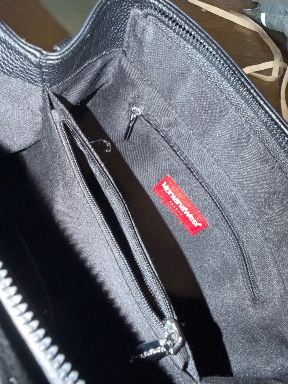 Montana west Black Leather Crossbody Bag . - Picture 8 of 13